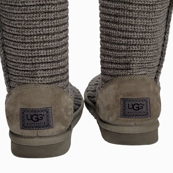 Ugg Classic Cardy Boots 5 Gray - Picture 6 of 12